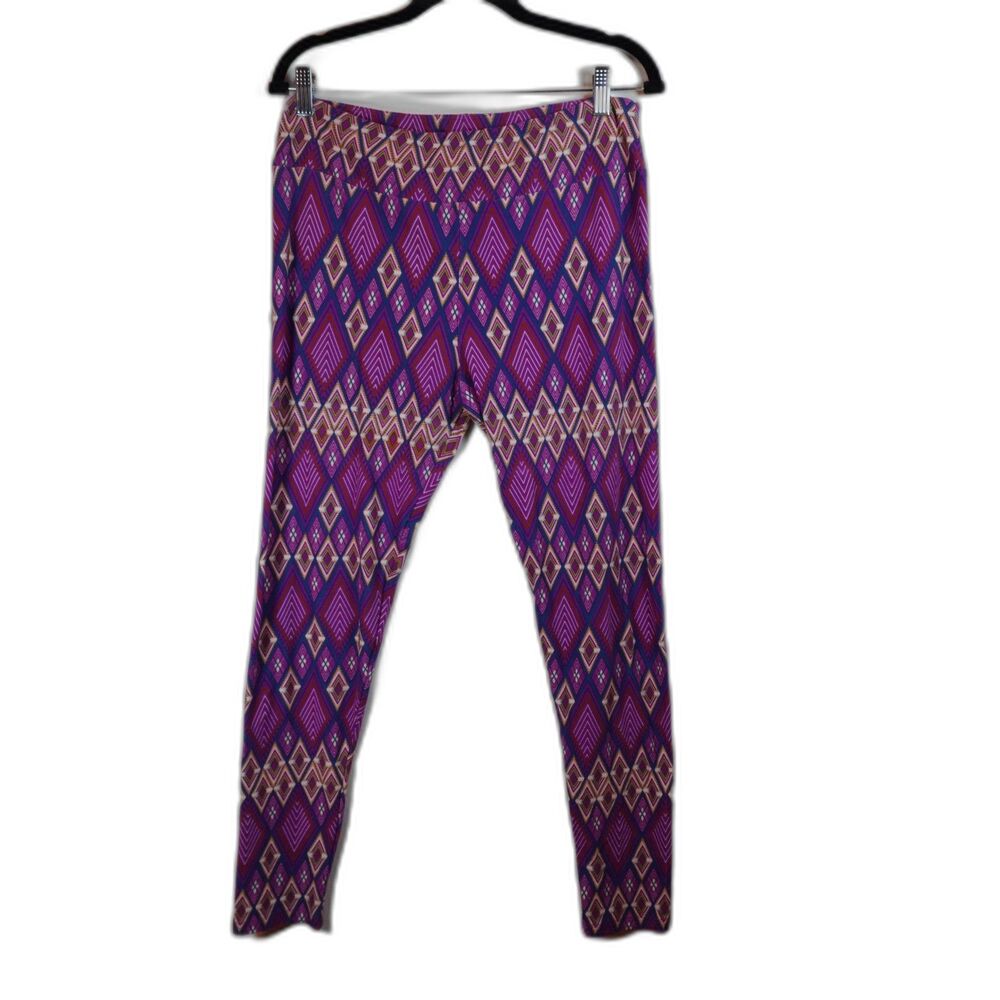 LulaRoe Womens Leggings Size L Tall Curvy Boho Pants